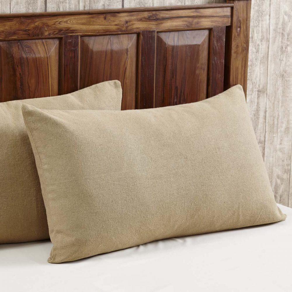 Burlap Natural King Sham 21x37