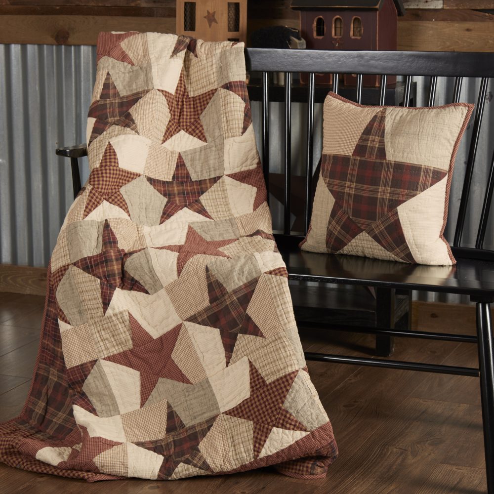 Abilene Star Quilted Throw 55x70