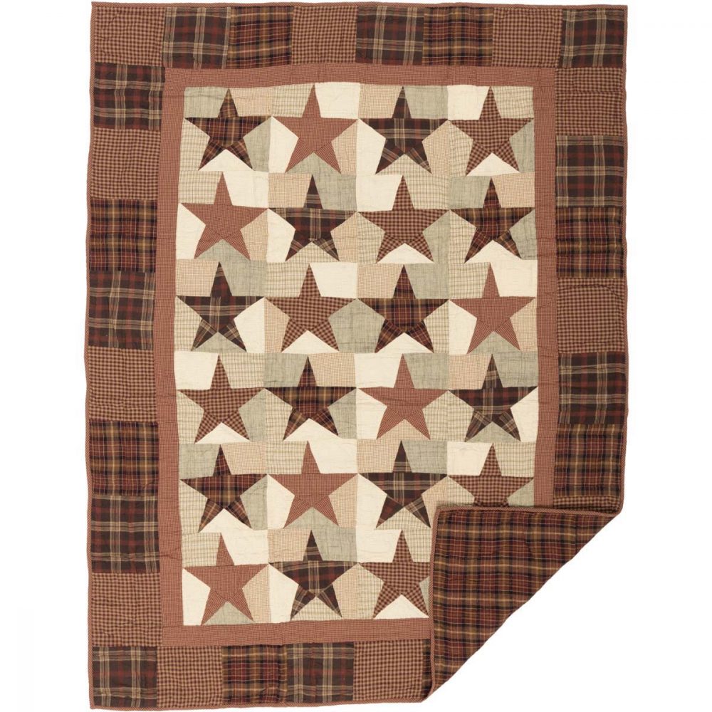 Abilene Star Quilted Throw 55x70