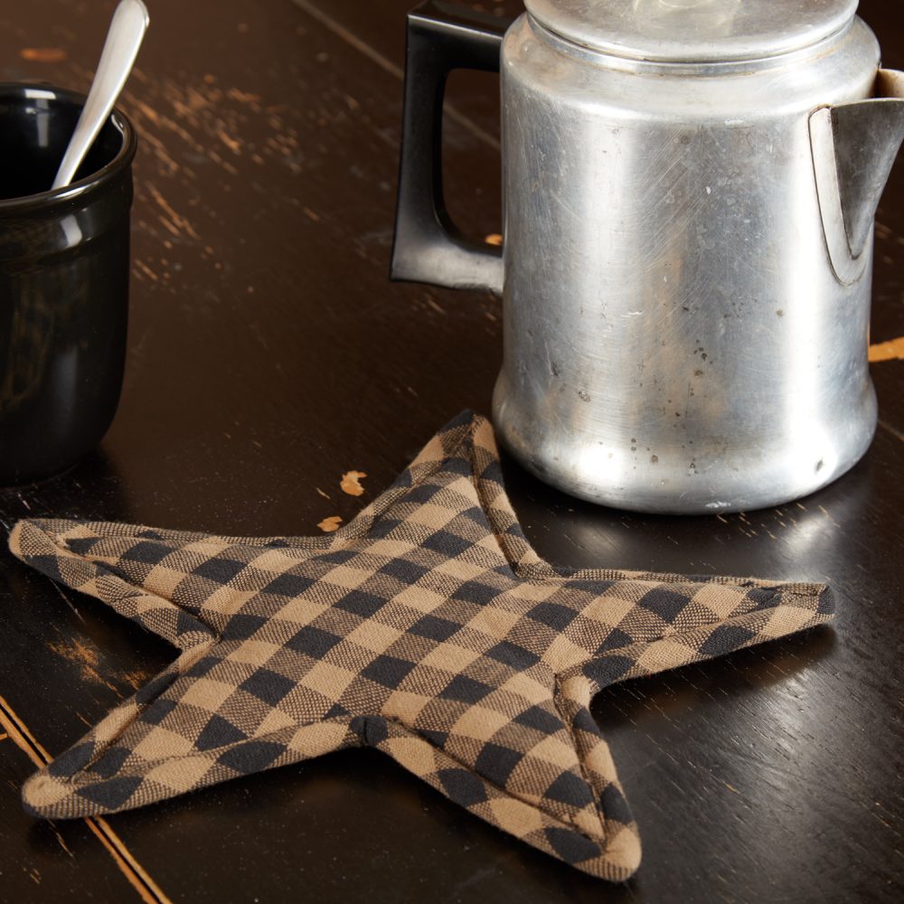 Black Star Trivet Star Shape 10