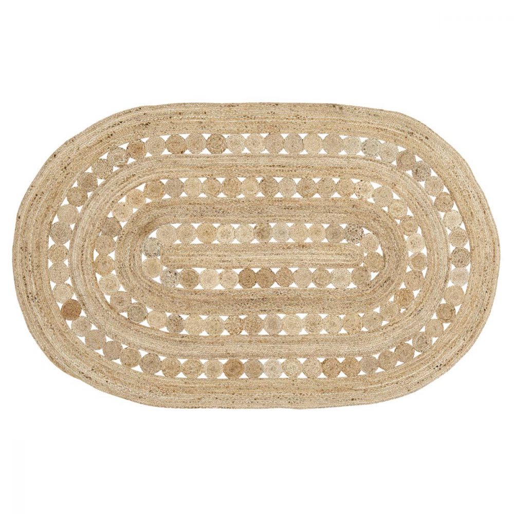 Celeste Jute Rug Oval 60x96