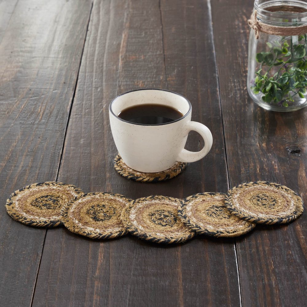 Kettle Grove Jute Coaster Set of 6