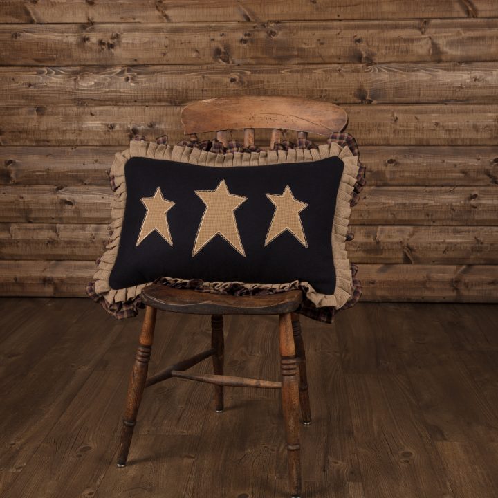 Heritage Farms Primitive Stars Pillow 14x22