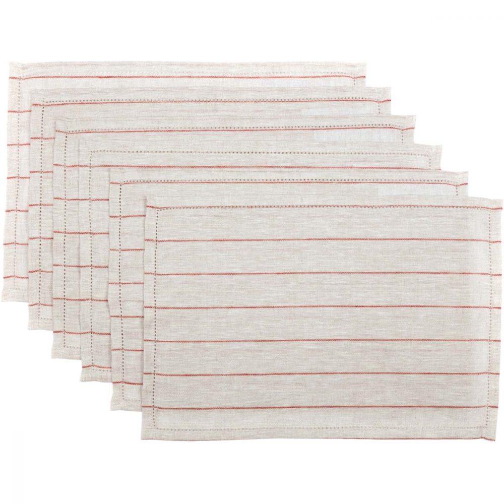 Charley Rust Placemat Set of 6 12x18