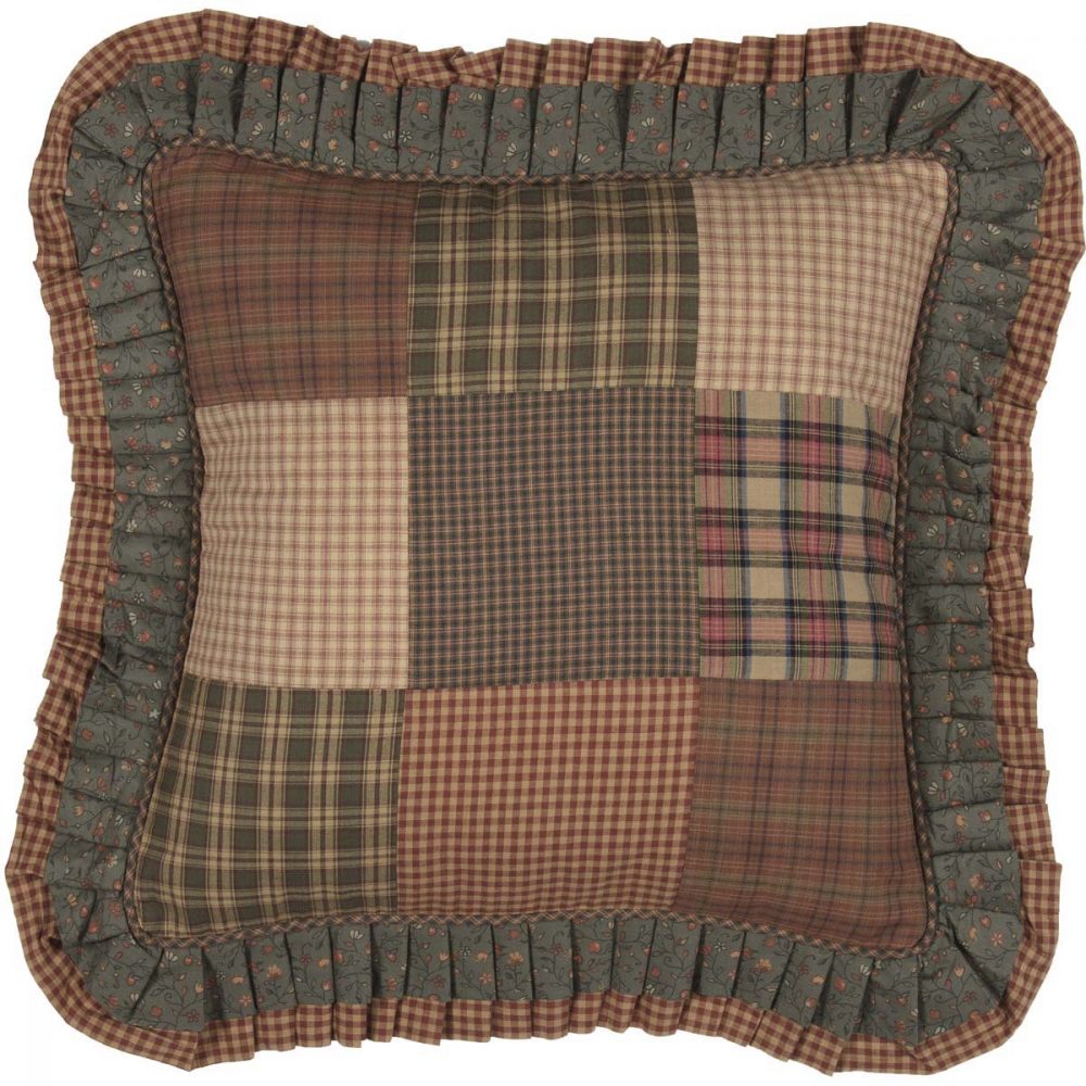 Crosswoods Patchwork Pillow 18x18