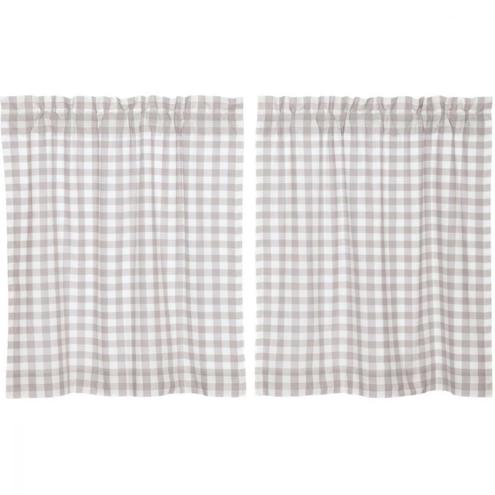 Annie Buffalo Grey Check Tier Set of 2 L36xW36