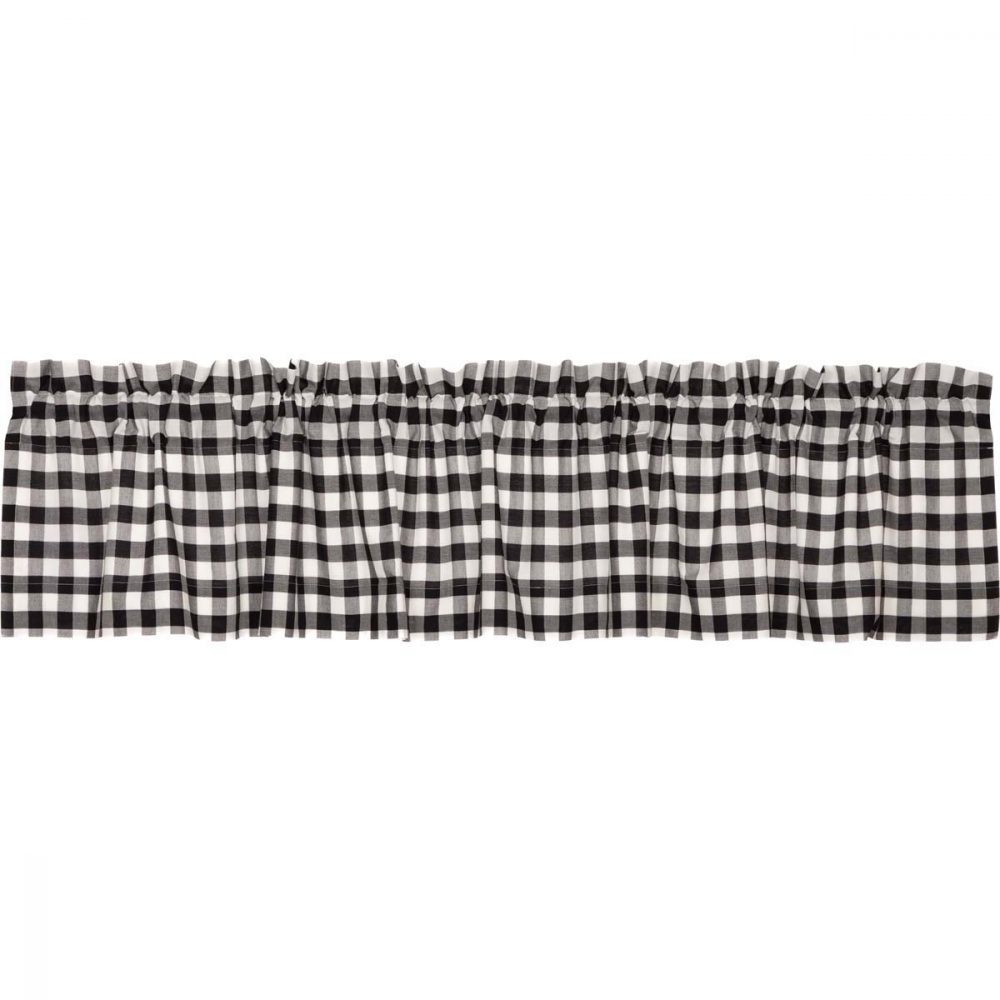 Annie Buffalo Black Check Valance 16x90