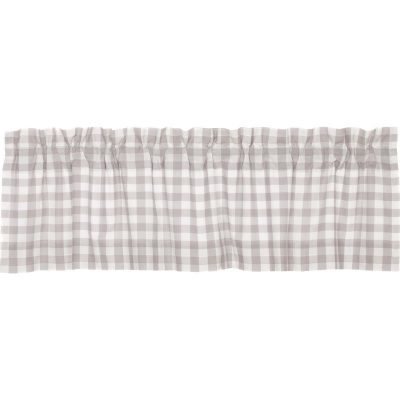 Annie Buffalo Grey Check Valance 16x60