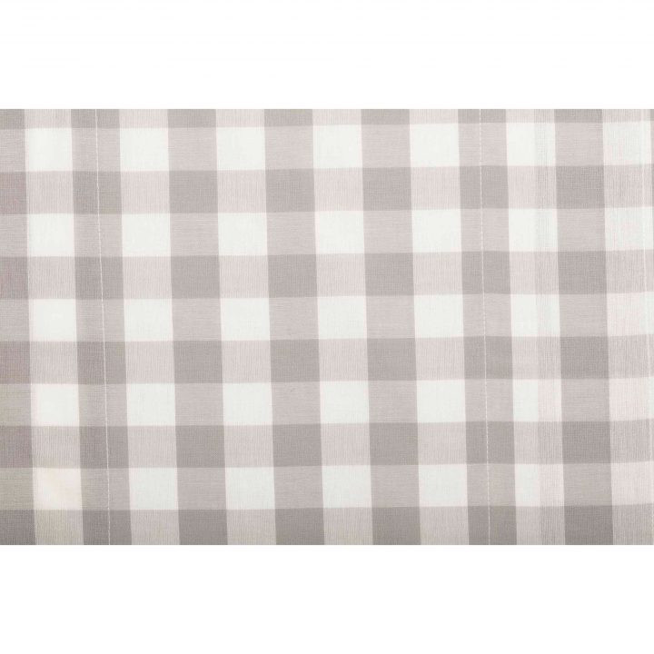 Annie Buffalo Grey Check Valance 16x60