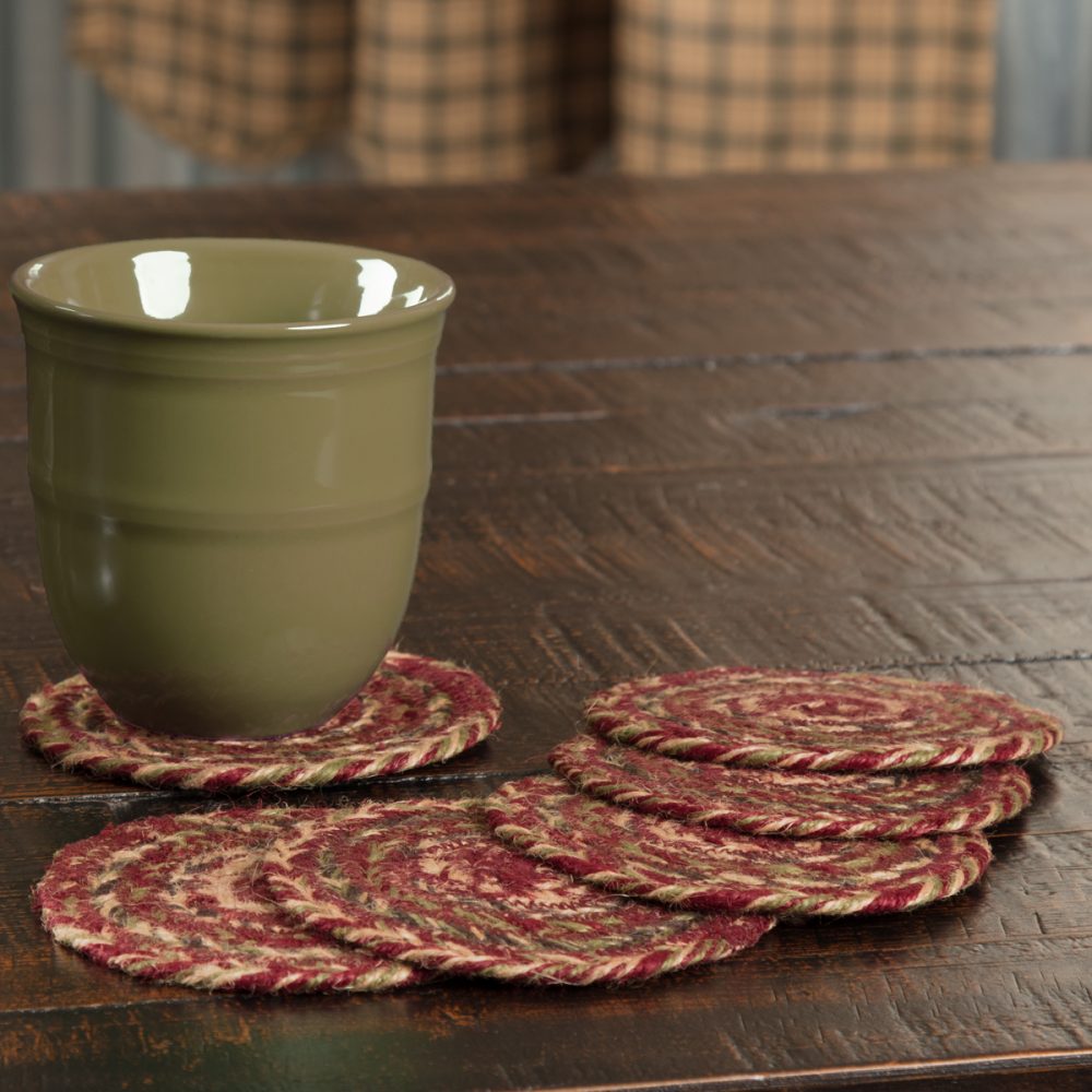 Cider Mill Jute Coaster Set of 6