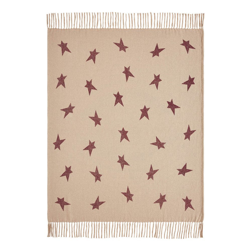 Gable Primitive Star Woven Throw 50x60