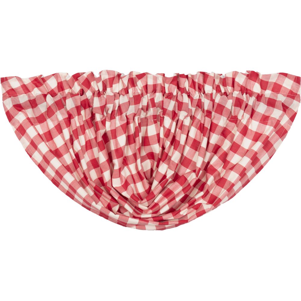 Annie Buffalo Red Check Balloon Valance 15x60