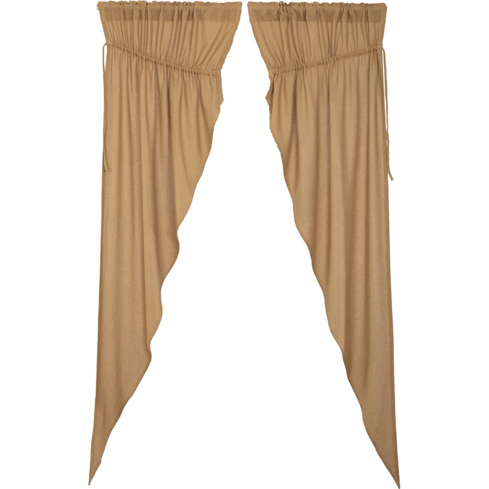 Burlap Natural Prairie Long Panel Set of 2 84x36x18