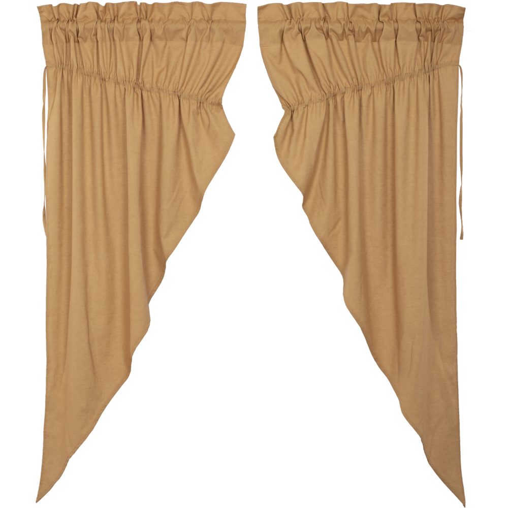 Simple Life Flax Khaki Prairie Short Panel Set of 2 63x36x18