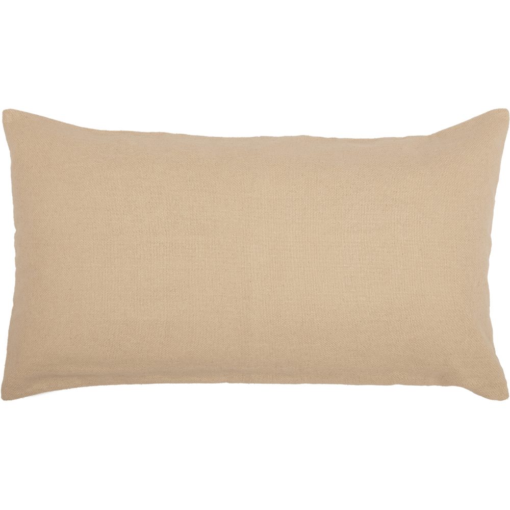 Burlap Vintage King Sham 21x37