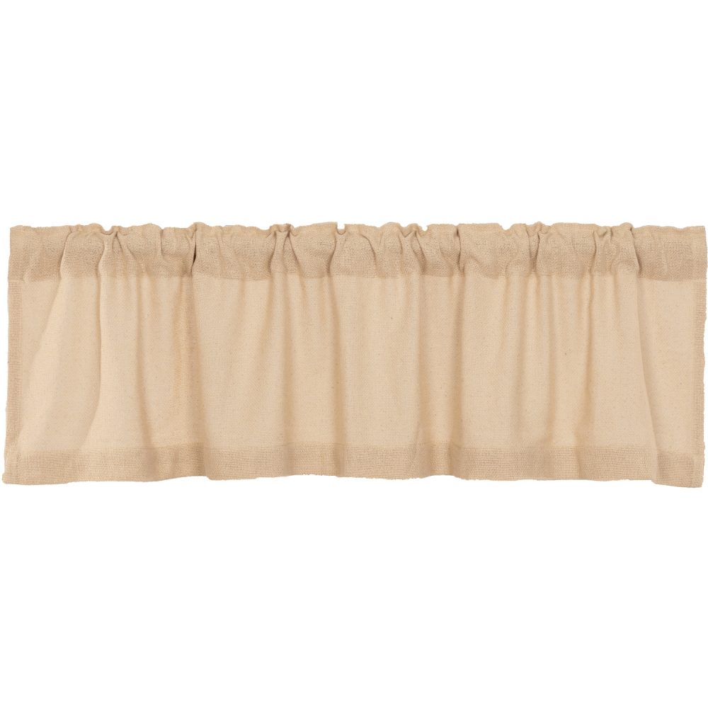 Burlap Vintage Valance 16x60