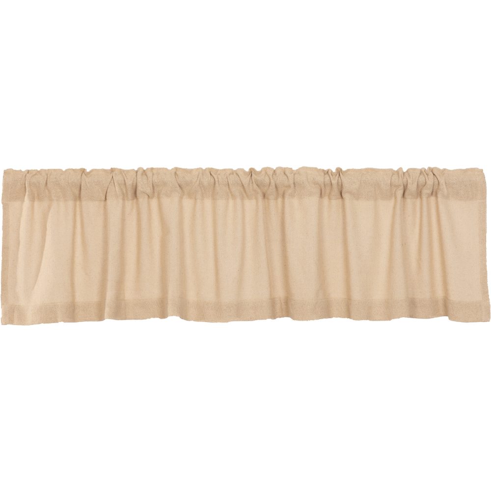 Burlap Vintage Valance 16x72