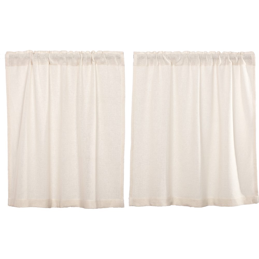 Burlap Antique White Tier Set of 2 L36xW36