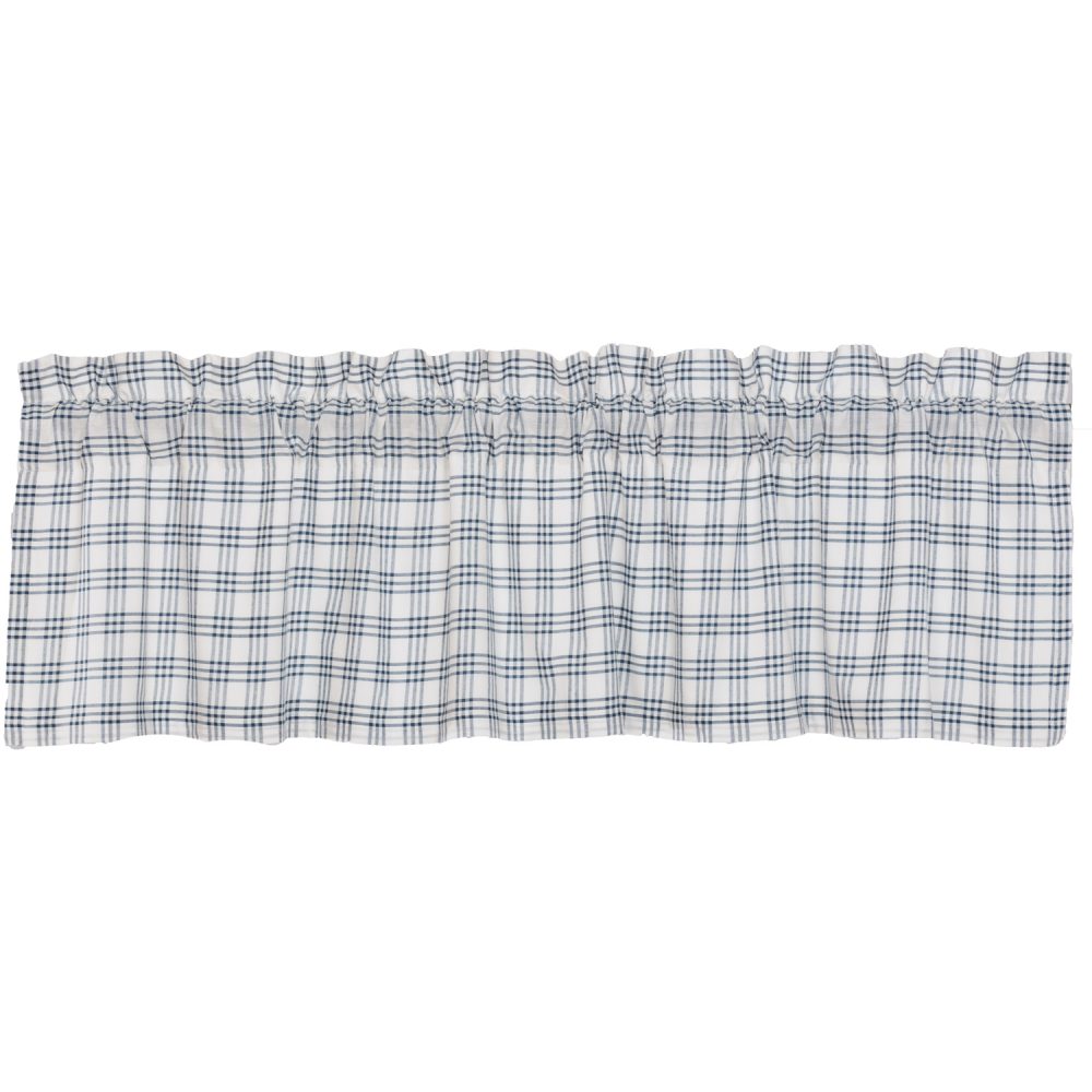 Sawyer Mill Blue Plaid Valance 16x60