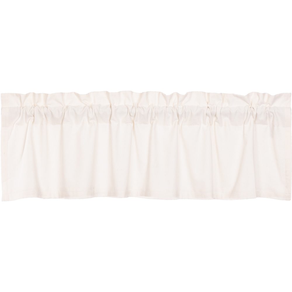 Simple Life Flax Antique White Valance 16x60