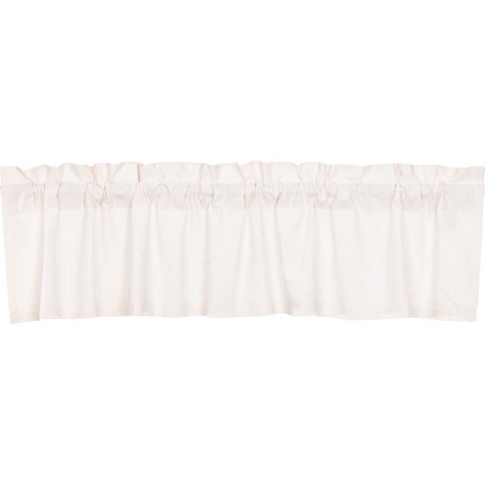 Simple Life Flax Antique White Valance 16x72