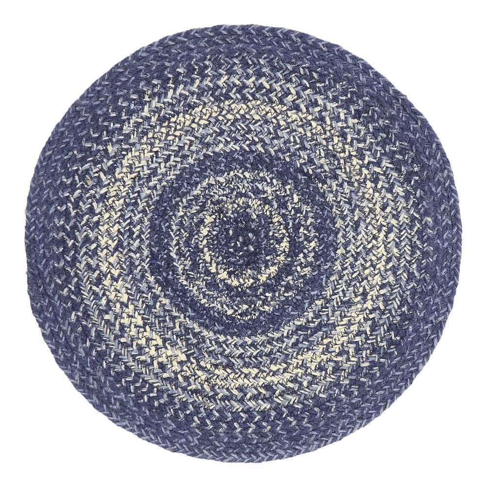 Great Falls Blue Jute Trivet 15