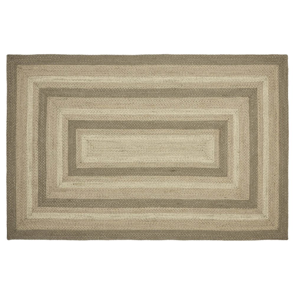 Cobblestone Jute Rug Rect w/ Pad 60x96