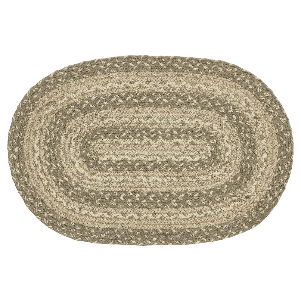 Cobblestone Jute Oval Placemat 12x18