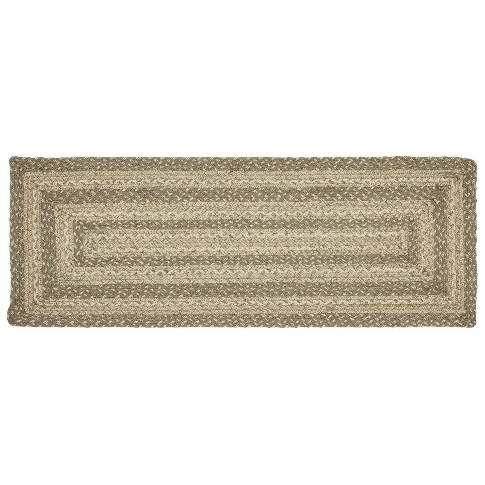 Cobblestone Jute Rect Runner 13x36