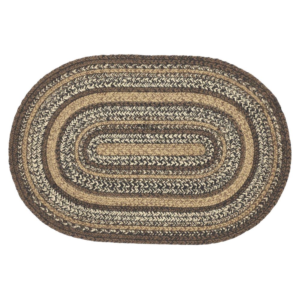 Espresso Jute Rug Oval 20x30