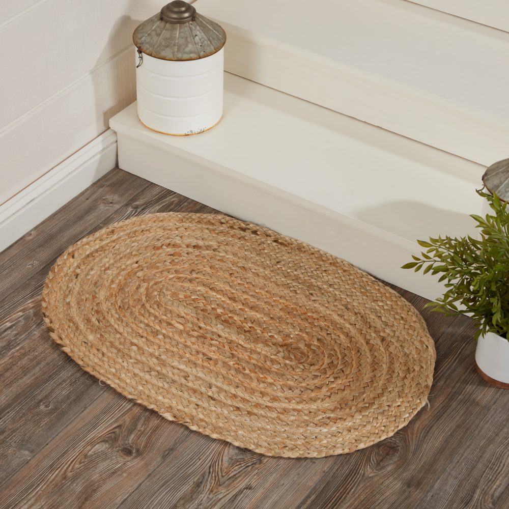 Natural Jute Rug Oval 20x30