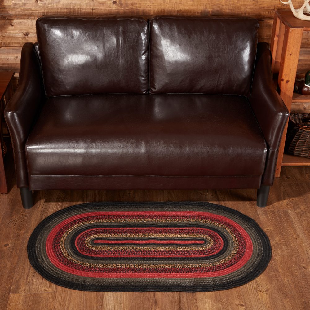 Cumberland Jute Rug Oval w/ Pad 27x48