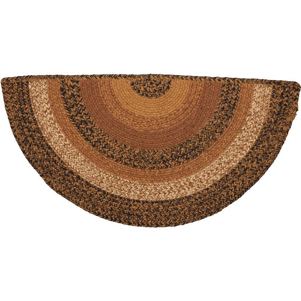 Kettle Grove Jute Rug Half Circle 16.5x33