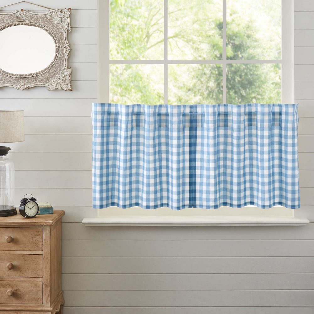 Annie Buffalo Blue Check Tier Set of 2 L24xW36