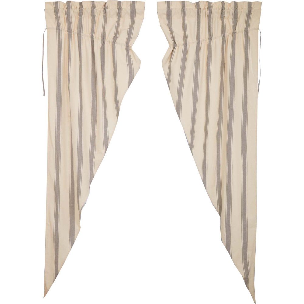 Grace Grain Sack Stripe Prairie Long Panel Set of 2 84x36x18