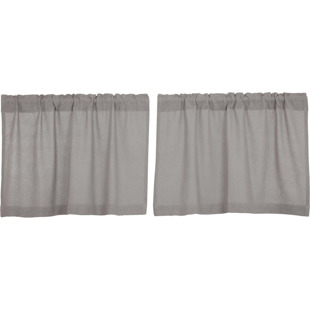 Burlap Dove Grey Tier Set of 2 L24xW36