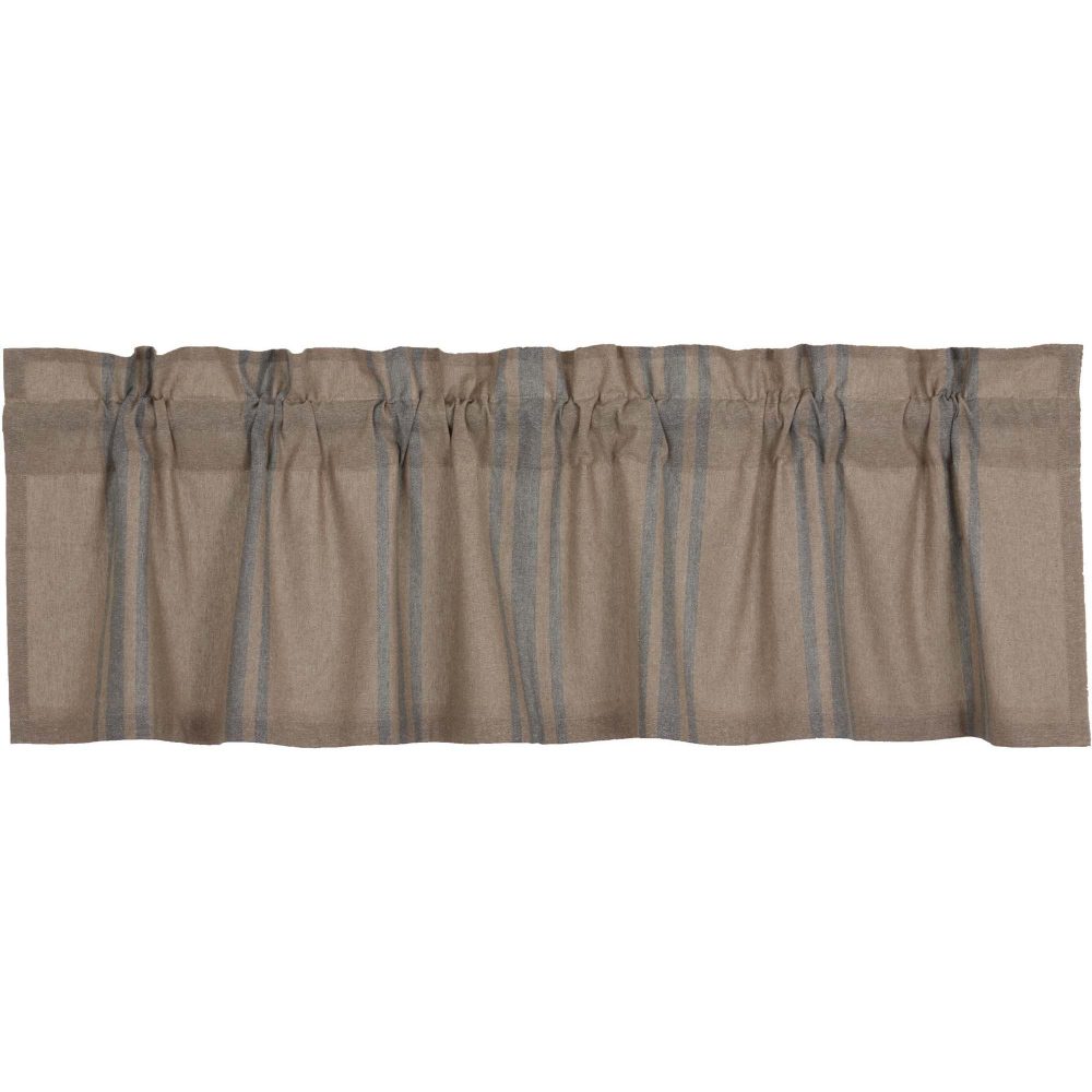 Grain Sack Blue Valance 16x60