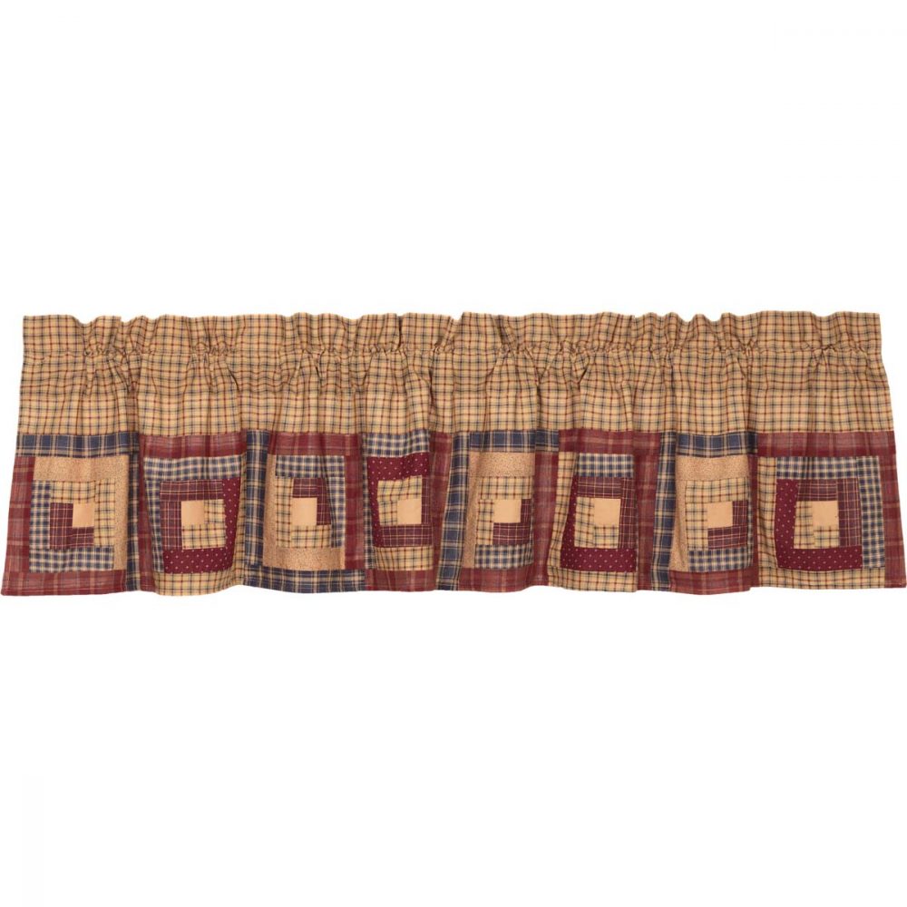 Millsboro Valance Log Cabin Block Border 16x72