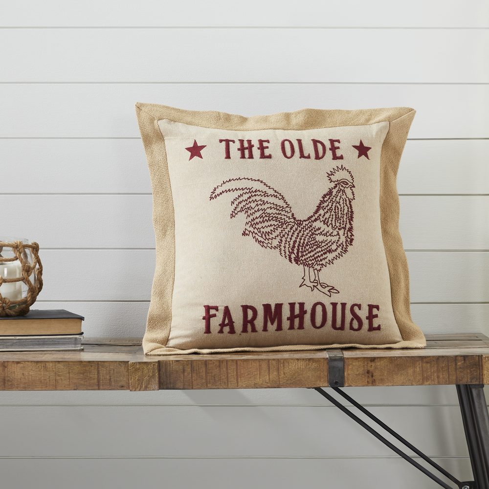 Cider Mill Olde Farmhouse Pillow 18x18