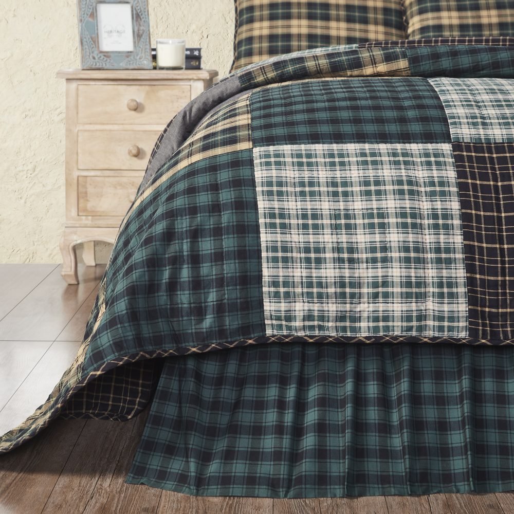 Pine Grove King Bed Skirt 78x80x16