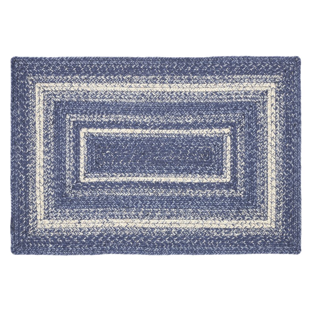 Great Falls Blue Jute Rug Rect 24x36