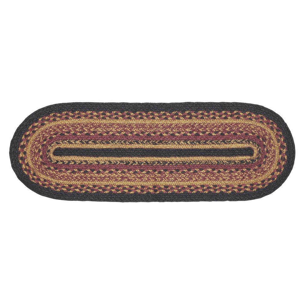 Heritage Farms Jute Oval Runner 8x24