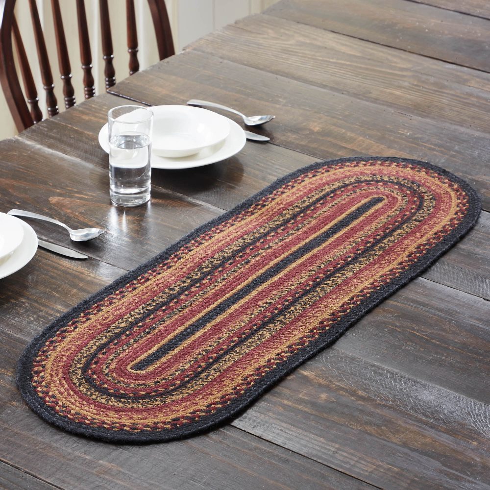 Heritage Farms Jute Oval Runner 13x36