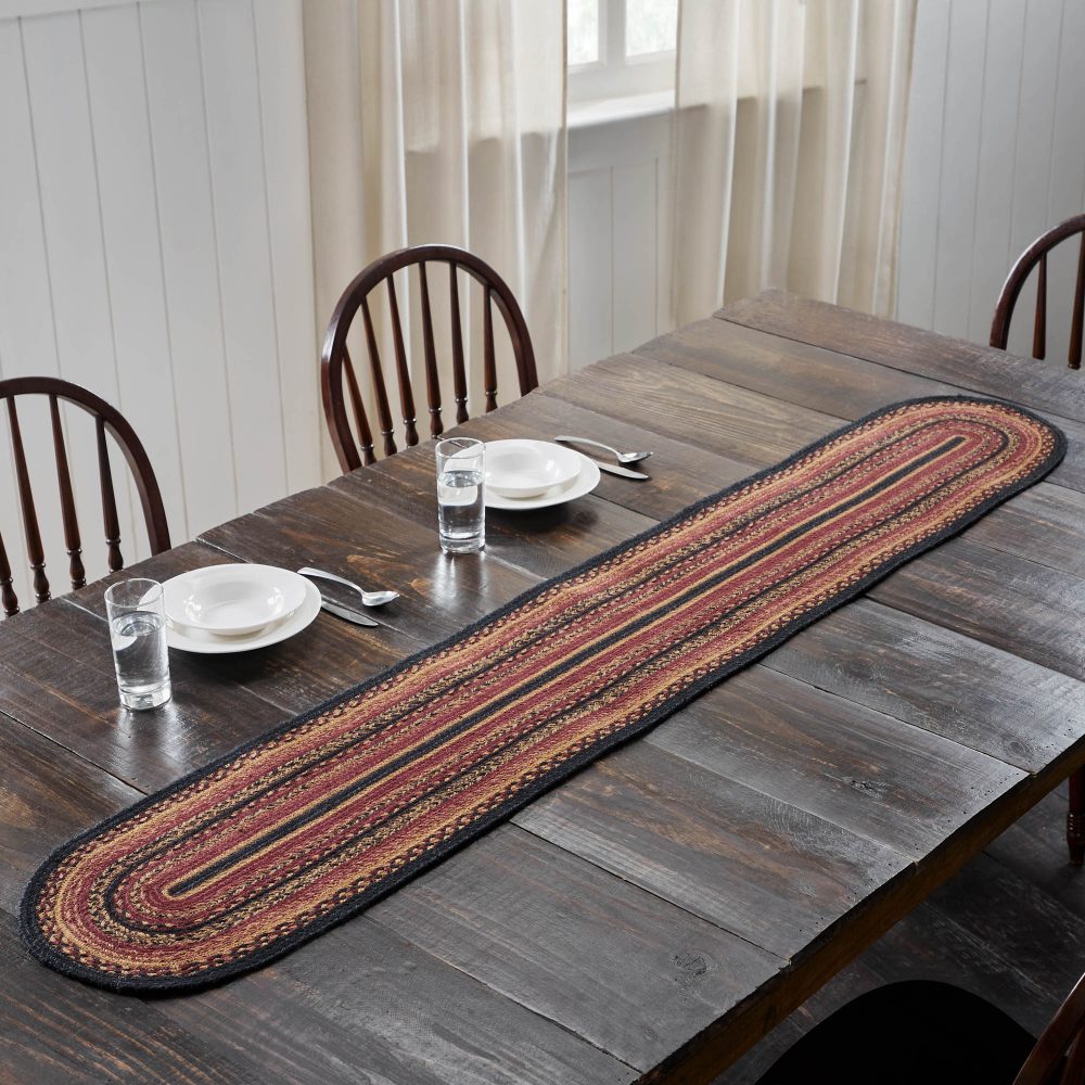 Heritage Farms Jute Oval Runner 13x72