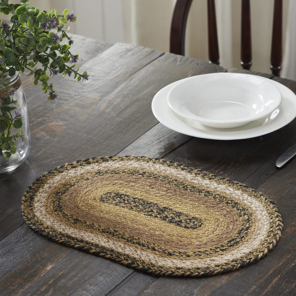 Kettle Grove Jute Oval Placemat 10x15