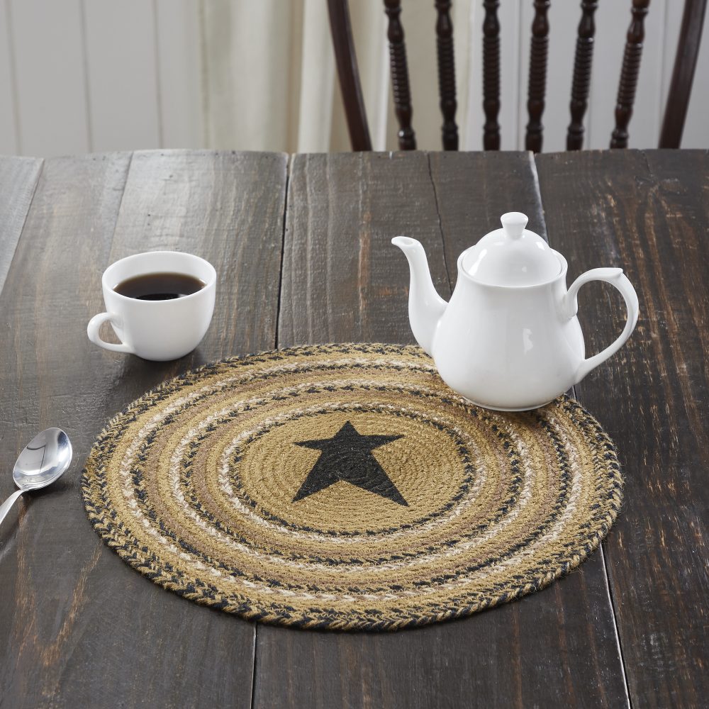 Kettle Grove Jute Trivet Stencil Star 15