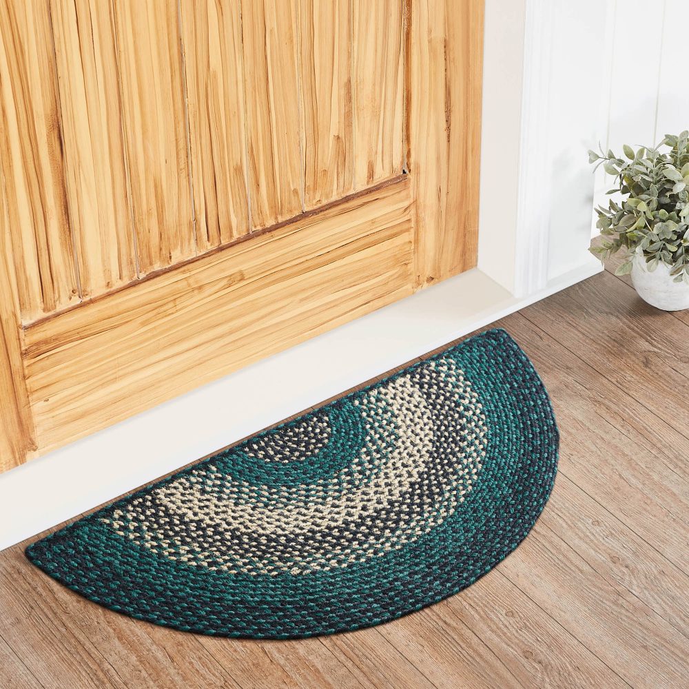 Pine Grove Jute Rug Half Circle 16.5x33