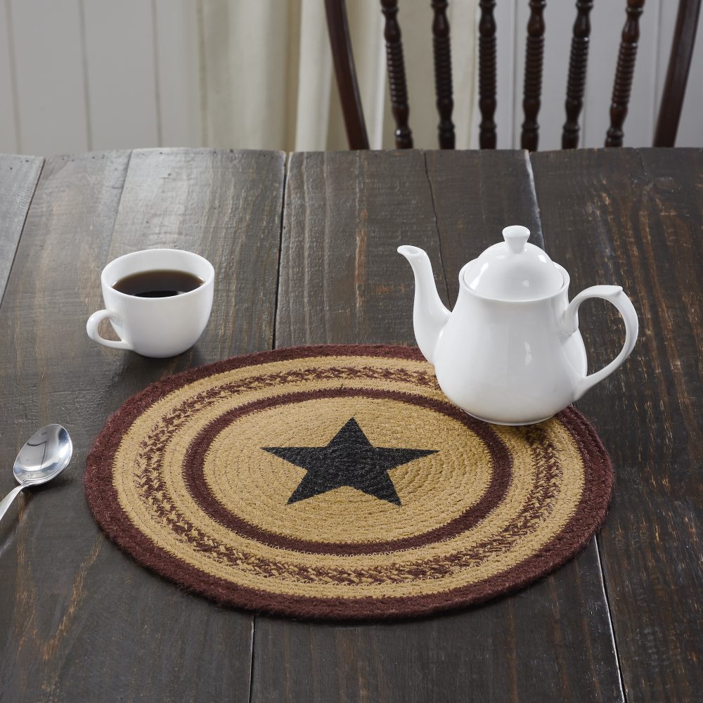 Potomac Jute Trivet Stencil Star 15