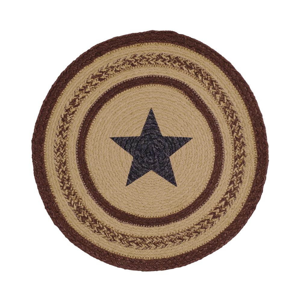 Potomac Jute Trivet Stencil Star 15