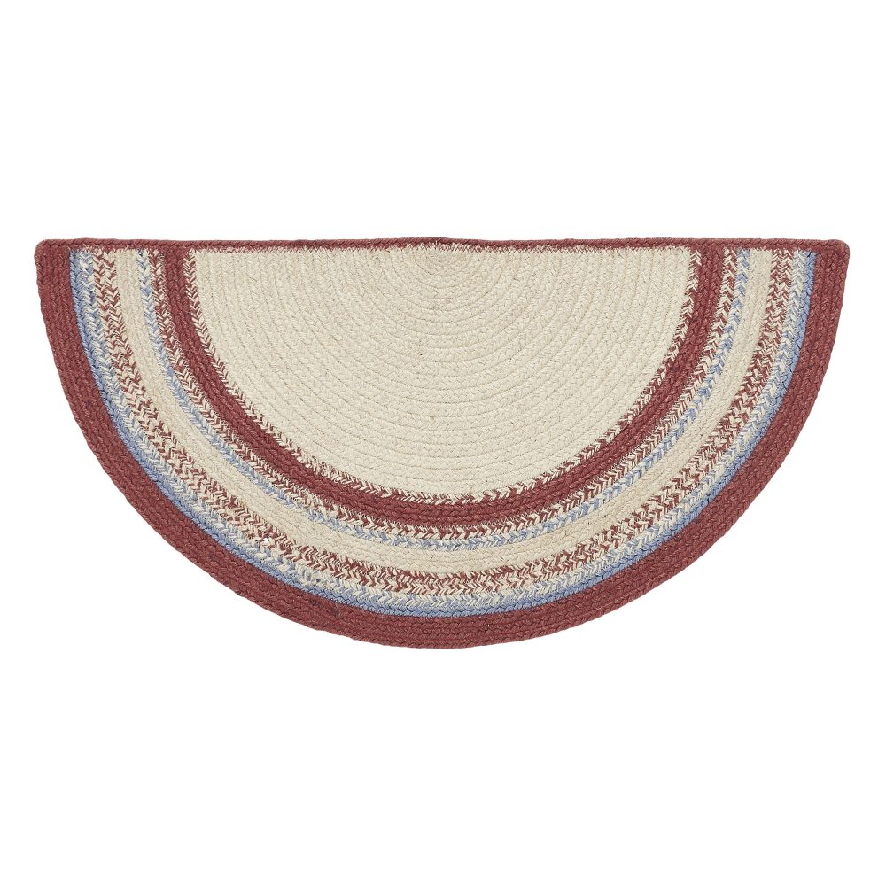 Celebration Jute Rug Half Circle 16.5x33